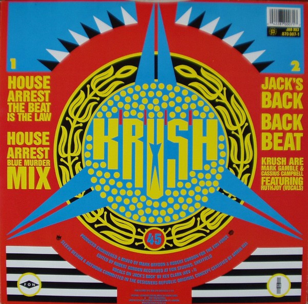 Krush - House Arrest (The Beat Is The Law) | Club (JABX 63) - 2