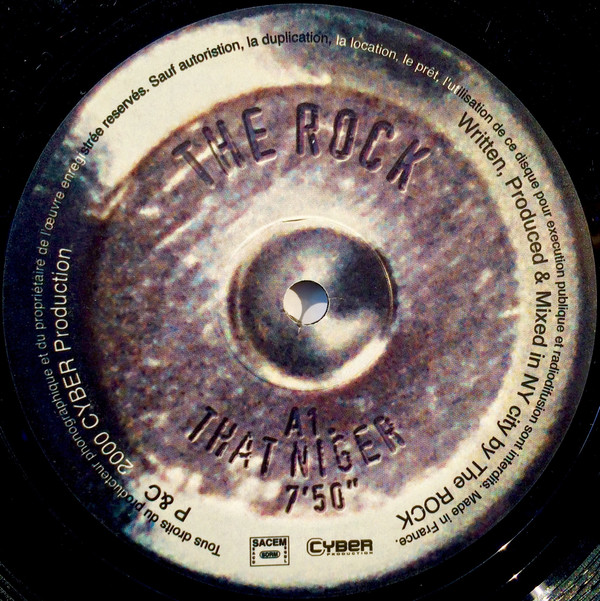 The Rock - That Niger | G-High Records (G-HIGH 003) - 3
