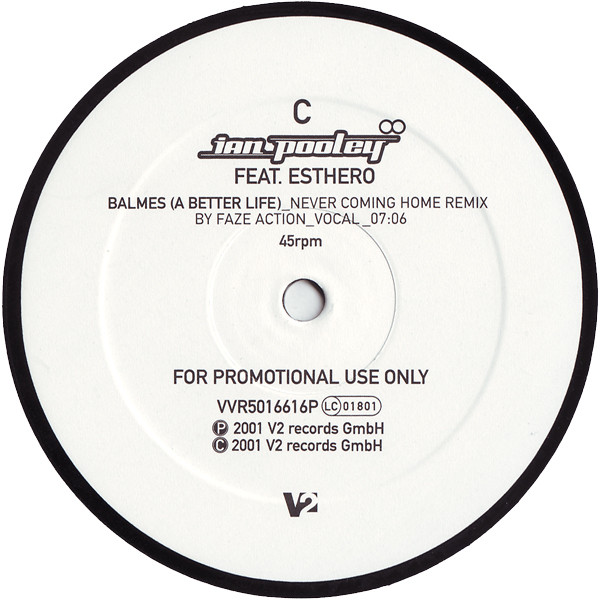 Ian Pooley Feat. Esthero - Balmes (A Better Life) | V2 (VVR5016616P) - 3 Ian Pooley Feat. Esthero - Balmes (A Better Life) | V2 (VVR5016616P) - 3