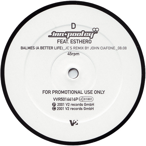 Ian Pooley Feat. Esthero - Balmes (A Better Life) | V2 (VVR5016616P) - 4 Ian Pooley Feat. Esthero - Balmes (A Better Life) | V2 (VVR5016616P) - 4
