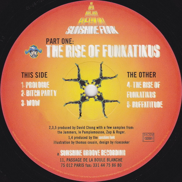 Sunshine Funk / David Chong - The Rise Of Funkatikus | Sunshine Groove (SUN FUNK 01) - main Sunshine Funk / David Chong - The Rise Of Funkatikus | Sunshine Groove (SUN FUNK 01) - main