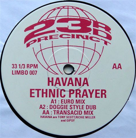 Havana - Ethnic Prayer | Limbo Records (LIMBO 007)