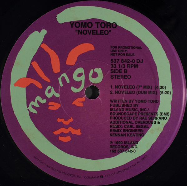 Yomo Toro - Noveleo | Mango (537 842-0 DJ) - 2