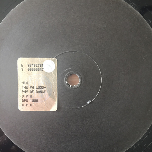 Mauro M.B.S. - The Philosophy Of  Dance | Dipiù (DPU 1006) - 2