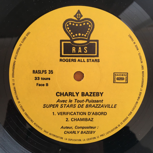 Charly Bazeby Avec Le Tout Puissant Super Stars de Brazzaville