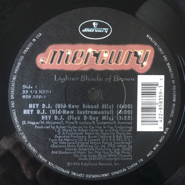 Lighter Shade Of Brown - Hey D.J. | Mercury (858 359-1) - 2 Lighter Shade Of Brown - Hey D.J. | Mercury (858 359-1) - 2