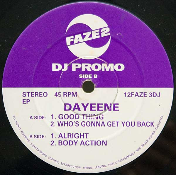 DaYeene - EP | Faze 2 (12FAZE 3DJ)