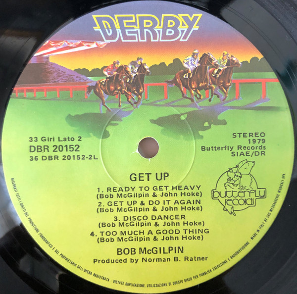 Bob McGilpin - Get Up | Derby (DBR 20152) - 4