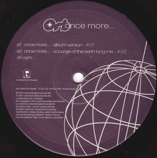 Orb - Once More... | Island Records (12 isz 767 dj) - 3 Orb - Once More... | Island Records (12 isz 767 dj) - 3