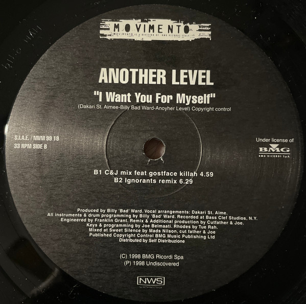 Another Level - I Want You For Myself | Movimento (MVM 9919) - 3 Another Level - I Want You For Myself | Movimento (MVM 9919) - 3