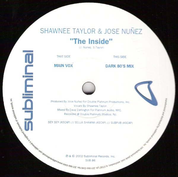Shawnee Taylor  &  Jose Nuñez - The Inside | Subliminal (SUB 86) - 2