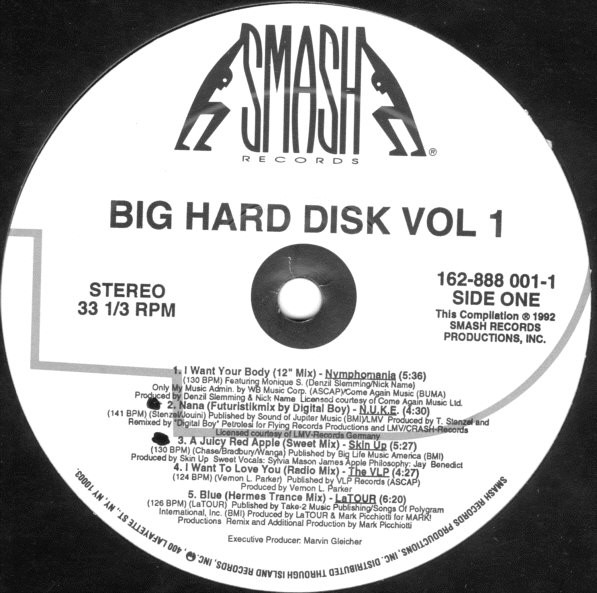 Various - Big Hard Disk Vol 1 | Smash Records (162-888 001-1) - 2 Various - Big Hard Disk Vol 1 | Smash Records (162-888 001-1) - 2