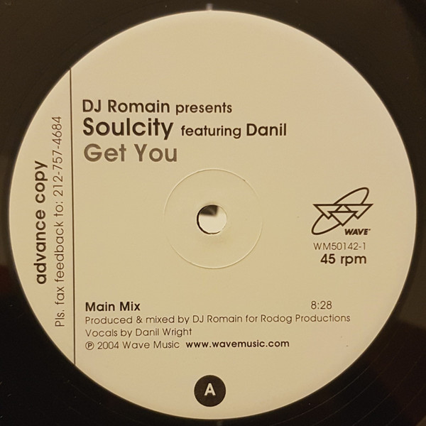 DJ Romain Presents Soul City Featuring Danil - Get You | Wave Music (WM50142-1) - main DJ Romain Presents Soul City Featuring Danil - Get You | Wave Music (WM50142-1) - main