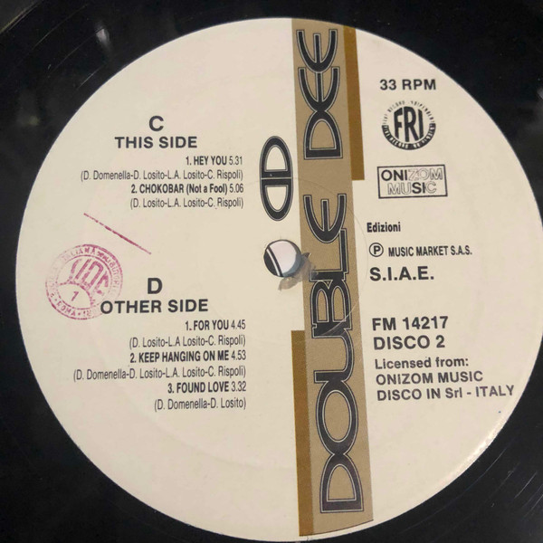 Double Dee - Double Dee | Five Record Indipendent (FM 14217) - 5 Double Dee - Double Dee | Five Record Indipendent (FM 14217) - 5
