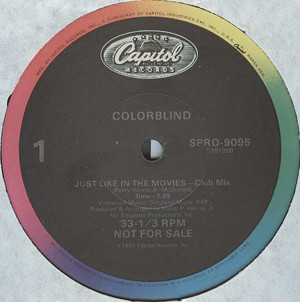 Colorblind - Just Like In The Movies | Capitol Records (SPRO-9095)