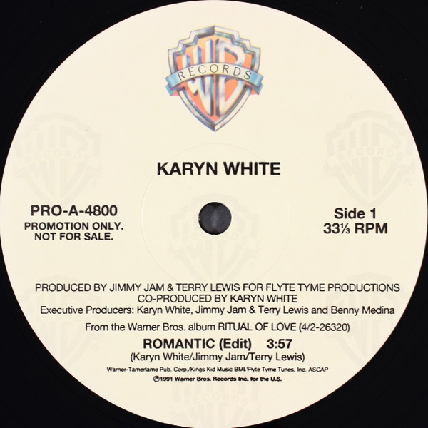 Karyn White - Romantic | Warner Bros. Records (PRO-A-4800) - 3 Karyn White - Romantic | Warner Bros. Records (PRO-A-4800) - 3