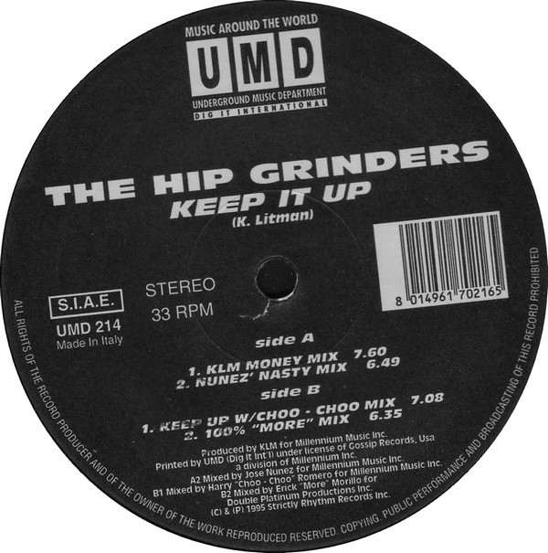The Hipgrinders - Keep It Up | Underground Music Department (UMD) (UMD 214) - main The Hipgrinders - Keep It Up | Underground Music Department (UMD) (UMD 214) - main