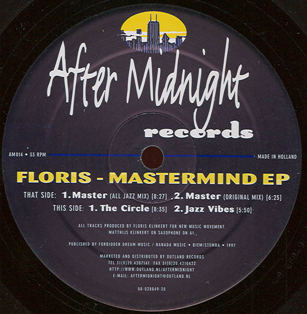 Floris - Mastermind EP | After Midnight (AM 014) - 2 Floris - Mastermind EP | After Midnight (AM 014) - 2