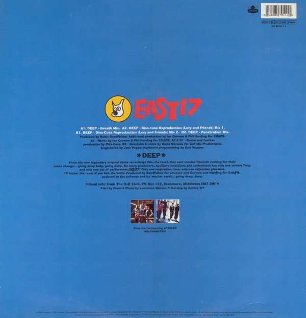 East 17 - Deep | London Records (857 011-1) - 2 East 17 - Deep | London Records (857 011-1) - 2