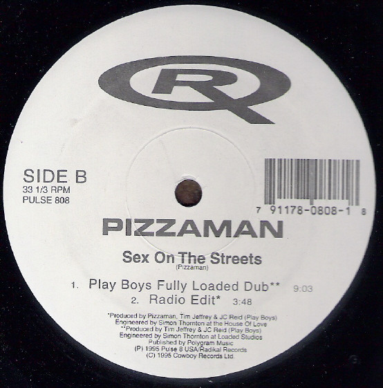 Pizzaman - Sex On The Streets | Pulse 8 USA (PULSE 808) - 2