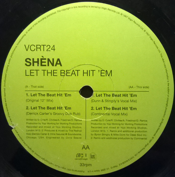 Shena - Let The Beat Hit 'Em | VC Recordings (VCRT24) - 4 Shena - Let The Beat Hit 'Em | VC Recordings (VCRT24) - 4