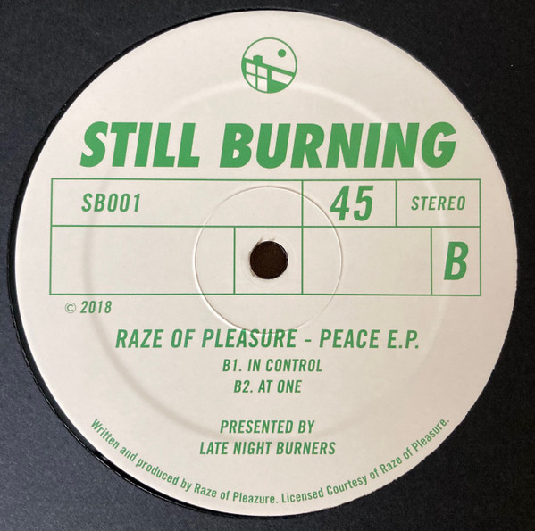 Raze Of Pleasure - Peace E.P. | Late Night Burners (SB001) - 2