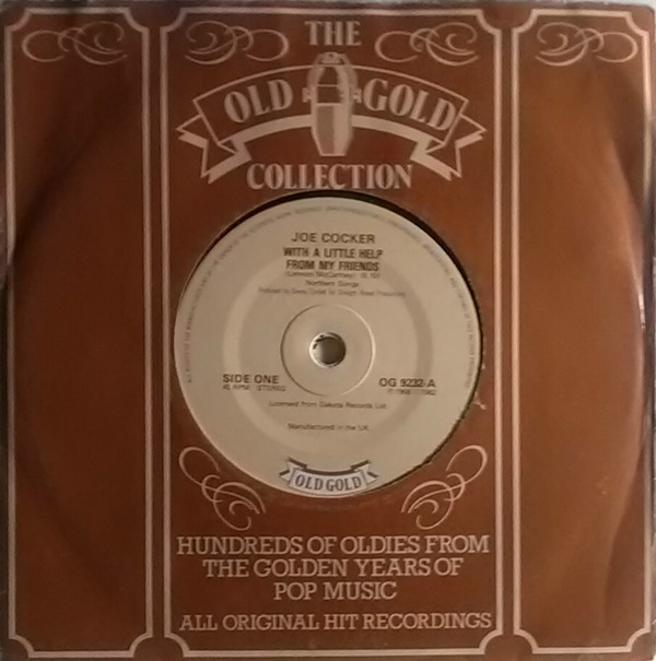 Joe Cocker - With A Little Help From My Friends / Delta Lady | Old Gold (OG 9232) - main Joe Cocker - With A Little Help From My Friends / Delta Lady | Old Gold (OG 9232) - main