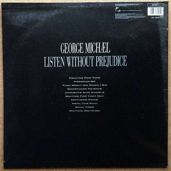 George Michael - Listen Without Prejudice Vol. 1 | Epic (467295 1) - 2