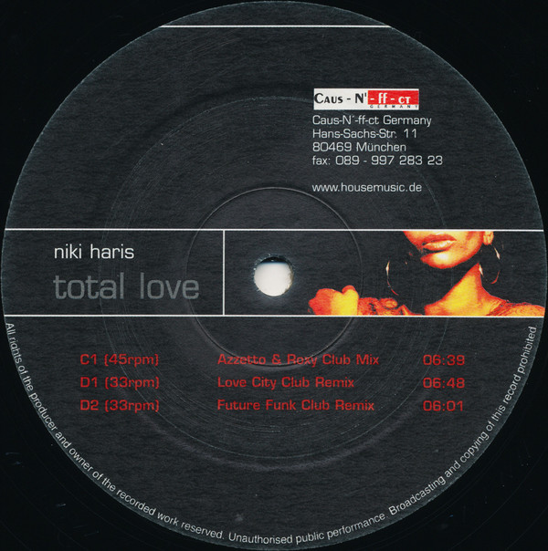 Niki Haris - Total Love | Caus-N'-ff-ct (CNF-NH) - 4