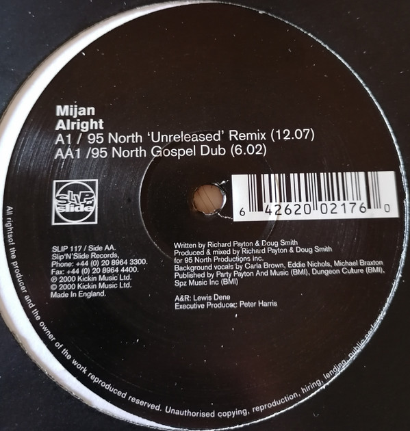 Mijan - Alright Mixes: 95 North | Slip 'n' Slide (SLIP 117) - 2
