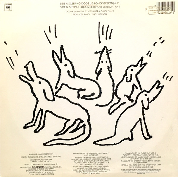 Double Entente - Sleeping Dogs Lie | Columbia (44-05113) - 2 Double Entente - Sleeping Dogs Lie | Columbia (44-05113) - 2