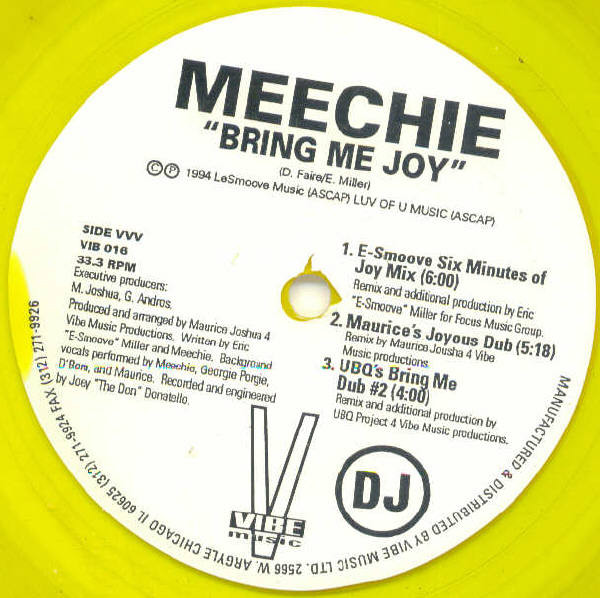 Meechie - Bring Me Joy | Vibe Music (VIB 016) - 3