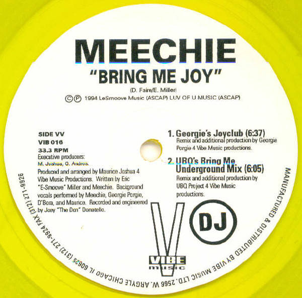 Meechie - Bring Me Joy | Vibe Music (VIB 016) - 2