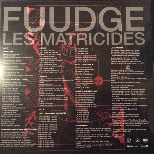 FUUDGE - Les Matricides | Lazy At Work (LAW-023V) - 2 FUUDGE - Les Matricides | Lazy At Work (LAW-023V) - 2