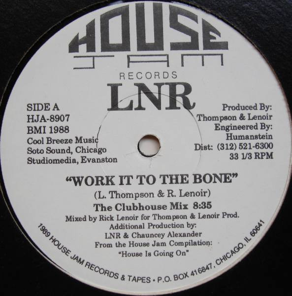 LNR - Work It To The Bone | House Jam Records (HJA-8907)