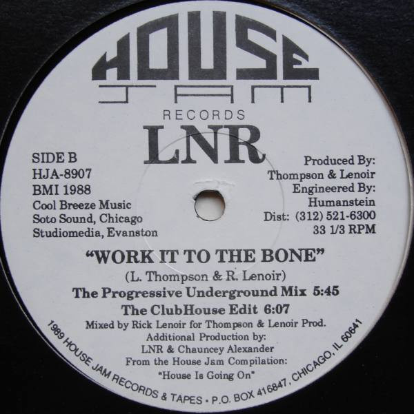 LNR - Work It To The Bone | House Jam Records (HJA-8907) - 2 LNR - Work It To The Bone | House Jam Records (HJA-8907) - 2