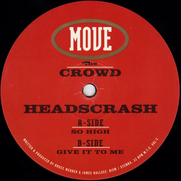 Headscrash - So High | Move The Crowd (M.T.C. 001-5) - 2