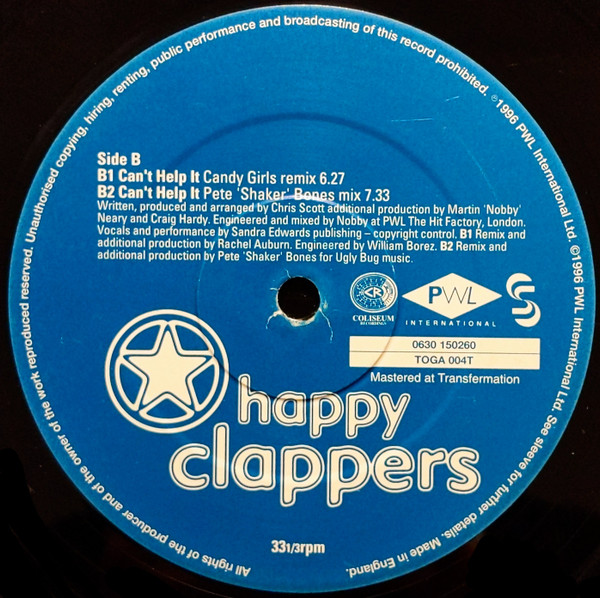 Happy Clappers - Can't Help It | PWL International (0630 150260) - 4 Happy Clappers - Can't Help It | PWL International (0630 150260) - 4