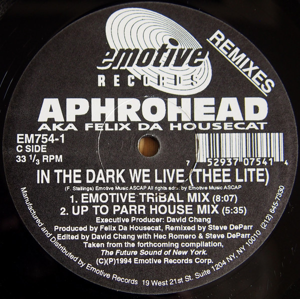 Aphrohead - In The Dark We Live (Thee Lite) (Remixes) | Emotive Records (EM754-1) - 4 Aphrohead - In The Dark We Live (Thee Lite) (Remixes) | Emotive Records (EM754-1) - 4