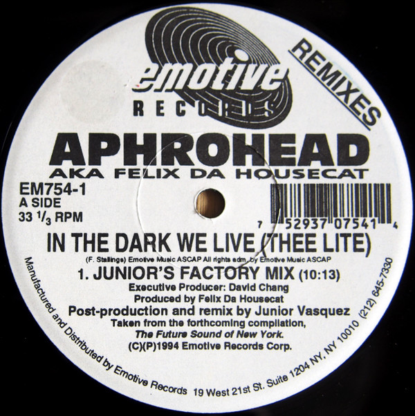Aphrohead - In The Dark We Live (Thee Lite) (Remixes) | Emotive Records (EM754-1) - 3 Aphrohead - In The Dark We Live (Thee Lite) (Remixes) | Emotive Records (EM754-1) - 3