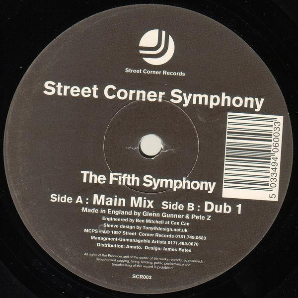 Street Corner Symphony - The Fifth Symphony | Street Corner Records (SCR003) - main Street Corner Symphony - The Fifth Symphony | Street Corner Records (SCR003) - main