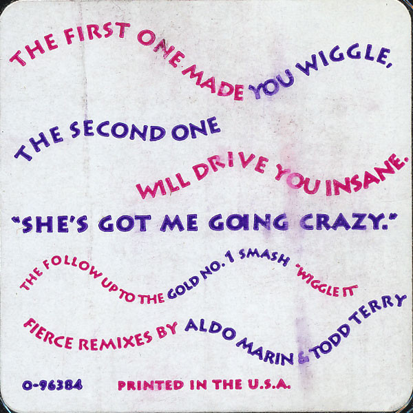 2 In A Room - She's Got Me Going Crazy | Charisma (0-96384) - 3