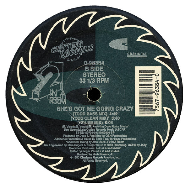 2 In A Room - She's Got Me Going Crazy | Charisma (0-96384) - 2