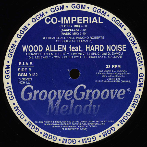 Wood Allen Feauturing Hardnoise - Co-Imperial | Groove Groove Melody (GGM 9122) - 4 Wood Allen Feauturing Hardnoise - Co-Imperial | Groove Groove Melody (GGM 9122) - 4