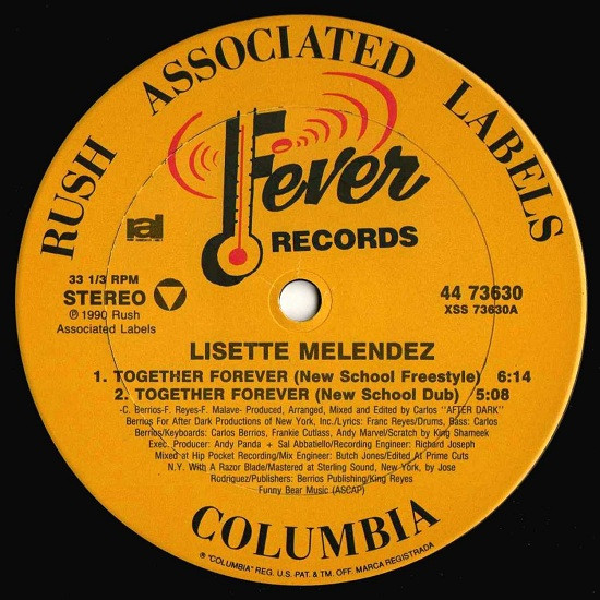 Lisette Melendez - Together Forever | Fever Records (44 73630) - 3 Lisette Melendez - Together Forever | Fever Records (44 73630) - 3
