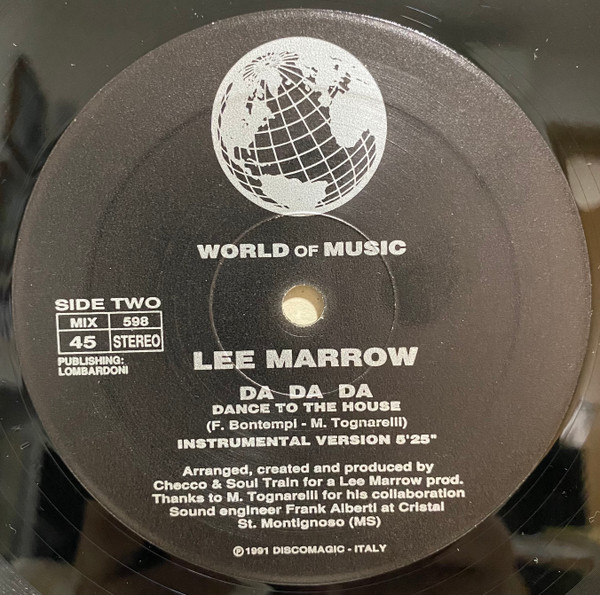 Lee Marrow - Da Da Da (Dance To The House) | World Of Music (MIX 598) - 3