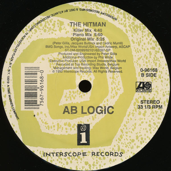 AB Logic - The Hitman | Interscope Records (0-96168) - 3 AB Logic - The Hitman | Interscope Records (0-96168) - 3