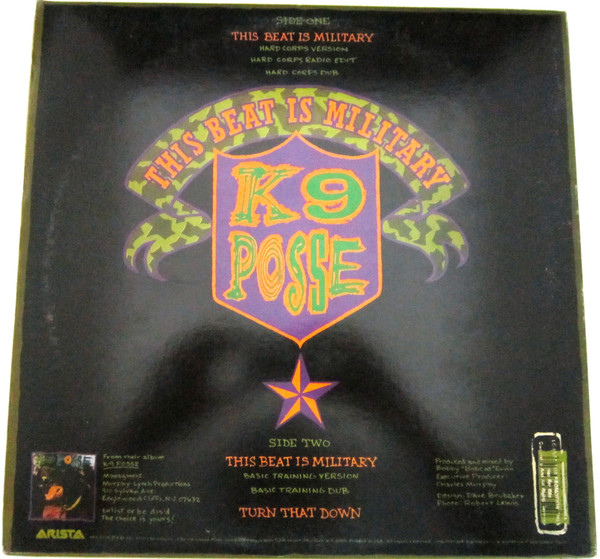 K-9 Posse - This Beat Is Military | Arista (ADP-9798) - 2 K-9 Posse - This Beat Is Military | Arista (ADP-9798) - 2
