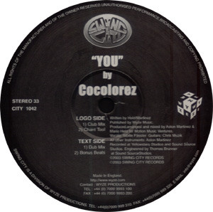 Cocolorez - You | Swing City Records (CITY 1042) - 3 Cocolorez - You | Swing City Records (CITY 1042) - 3
