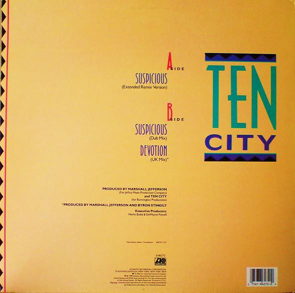 Ten City - Suspicious | Atlantic (0-86272) - 2
